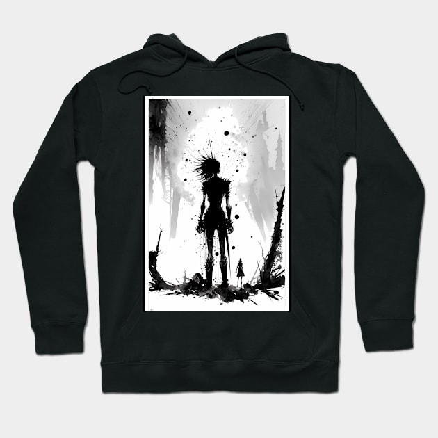 Inky Horrific Shadow Hoodie by TortillaChief